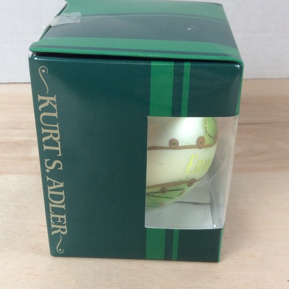 Kurt S Adler Kringle Glass Traditional Glass Ornaments Erin Go Brach Irish. - Picture 5 of 9